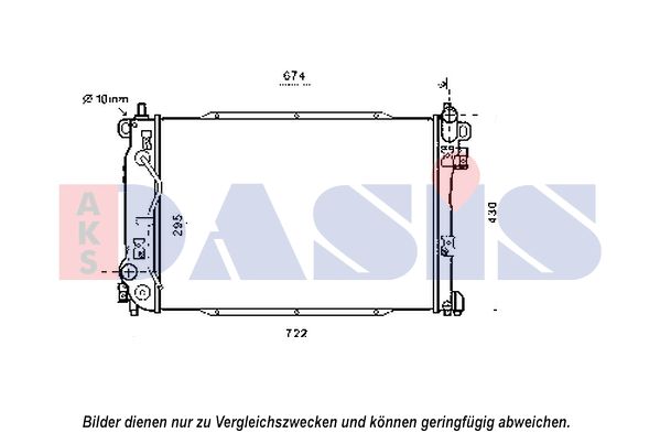 AKS DASIS Radiators, Motora dzesēšanas sistēma 510152N